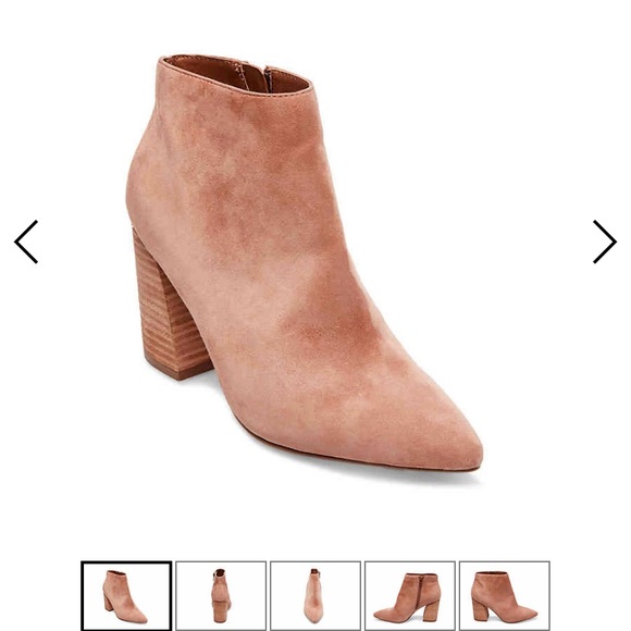 Steve Madden Shoes - New cognac suede bootie with 3.25 inch heel.